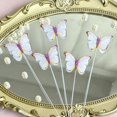 thumbnail image 4 of Zhuge 10 juegos de elegantes decoraciones para tartas con forma de mariposa, decoraciones para tartas con forma de mariposa adecuadas para fiestas de cumpleaños, decoraciones para cupcakes (azul), 4 of 5