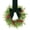 2#green velvet, variant on Mini Artificial Cypress Wreath with Bow, Small Green Evergreen Wreath for Front Door Wall Window Hanging, Festive Holiday Decor for Home Porch Mantel Indoor Outdoor Christmas Season Ornament