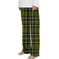 thumbnail image 2 of ATOGUTA Pants For Girls Flannel Long Plaid PJ Bottoms Boys Lounge Pants with Pockets Size 2T-14, Multicolor, 2 of 5