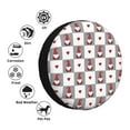 thumbnail image 5 of Bingfone Gnomes And Hearts Spare Tire Cover Weatherproof Universal Wheel Protectors For Rv Camper Travel Trailer Suv Truck-16 Inch, 5 of 9