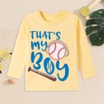 thumbnail image 3 of Enyan Boys Graphic Tees Soft Crewneck Long Sleeve Trendy Cartoon Print Toddler Kid Boy Fall Winter Clothes(3 Years), 3 of 8