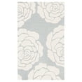 thumbnail image 2 of SAFAVIEH Cambridge Permelia Geometric Wool Area Rug, Gray/Ivory, 4' x 6', 2 of 7