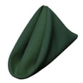 thumbnail image 2 of La Linen Paquete De 10 Servilletas De Popelina De Poliéster, 18.0 X 18.0 In, Color Verde Cazador, 2 of 3