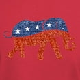 thumbnail image 3 of CafePress - Glitter Republican Elephant T Shirt - Men's Classic Graphic Cotton T-Shirt, 3 of 4