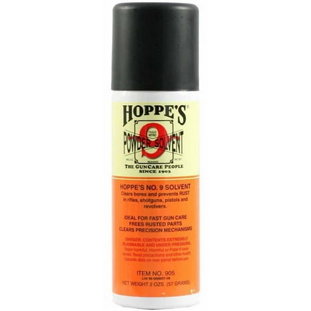 Hoppes No. 9 Solvent, 2 oz. Aerosol Can (Best Muzzleloader Cleaning Solvent)