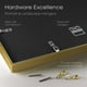 thumbnail image 5 of Marco de fotos Homeforia Gold Metal 9x12 con vidrio templado, 5 of 8