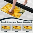 thumbnail image 4 of 1pc Sunflower Painting Bathroom Rug Bathroom Decor and Accessories- Durable,Anti Slip,And Quick Drying,Suitable For Indoor/outdoor Use - Perfect For Bathrooms,Bedrooms,Kitchens, 4 of 9