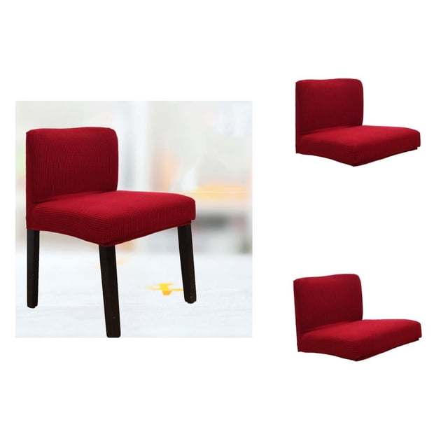 Cubiertas De Repuesto De Jacquard Elástico Para Asientos De Sillas De Comedor, 2/4 Unids BLESIY Cubierta de silla de comedor elástica
