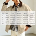 thumbnail image 2 of Rvwovn Barn Jacket for Men, Button Down Vintage Casual Work Jakcet with Large Patch Pockets, Spring Fall Outdoor Wear, 2 of 8
