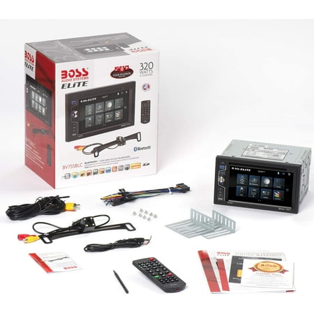 BOSS Audio - 6.2" - Built-in Bluetooth - In-Dash CD/DVD/DM Receiver - Black