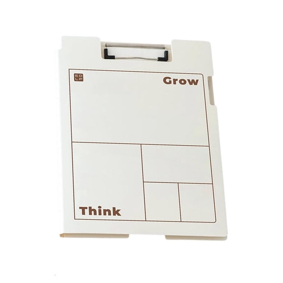 Giaone Heavy Duty Plastic Flipping Clipboard File Organiser With Metal Clip 23.5x32cm