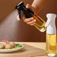 thumbnail image 3 of Hervidor de vidrio con pulverizador de aceite de 220ml, hervidor de aceite con pulverizador de alta presión, botella pulverizadora de aceite para barbacoa, botella pulverizadora de aceite cuantit, 3 of 5