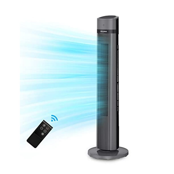 PELONIS 40''Oscillating Tower Fan Remote Control Quiet Stand Up 3