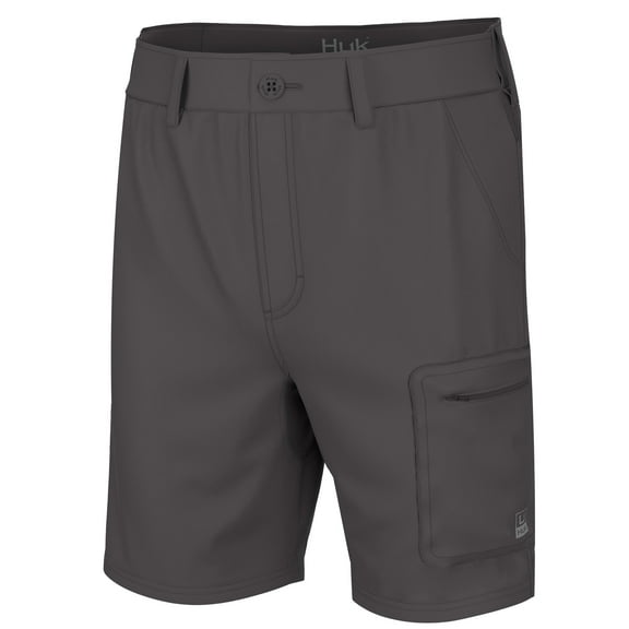 HUK Men's NXTLVL 7" Short Iron, 2XLarge Shorts