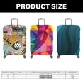 thumbnail image 3 of Suitcase Protective Cover Dustproof Luggage Cover Elastic Suitcase Protector Fit for 18-28'' Luggage Travel Accessories, 3 of 8