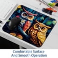 thumbnail image 6 of Owl Square Desk Pad Mouse Mat Gaming Mousepad, 8.3x9.8 Inch, Non-Slip Rubber Bottom, Printed, Suitable for Office and Gaming, 6 of 6