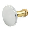 38Mm Tap Up Basin Waste Chrome Sink Push Button Click Clack Plug+Spring