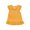 Yellow, variant on Virmaxy (12Months-7Years) Girls' Fashion Casual Solid Color Basic T-shirt Toddler Wooden Ear Lace Lace Shirt Children's Sleeveless Cotton Linen Top Summer Casual Trend Pullover Shirt Green 2 Years