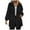 Black, variant on larppty Raincoats Women Rain Jacket Waterproof Lightweight With Hood Windbreaker Jacket Trench Coat (Black, XXL)