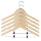 thumbnail image 2 of 10 / Perchas de con Muescas Antideslizantes con Clips para Adultos Y de Resistencia Salvador Juego de perchas de madera unisex, 2 of 9