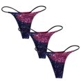 thumbnail image 1 of Aayomet Culotte Femme Respirante String (Marine, m), 1 of 4