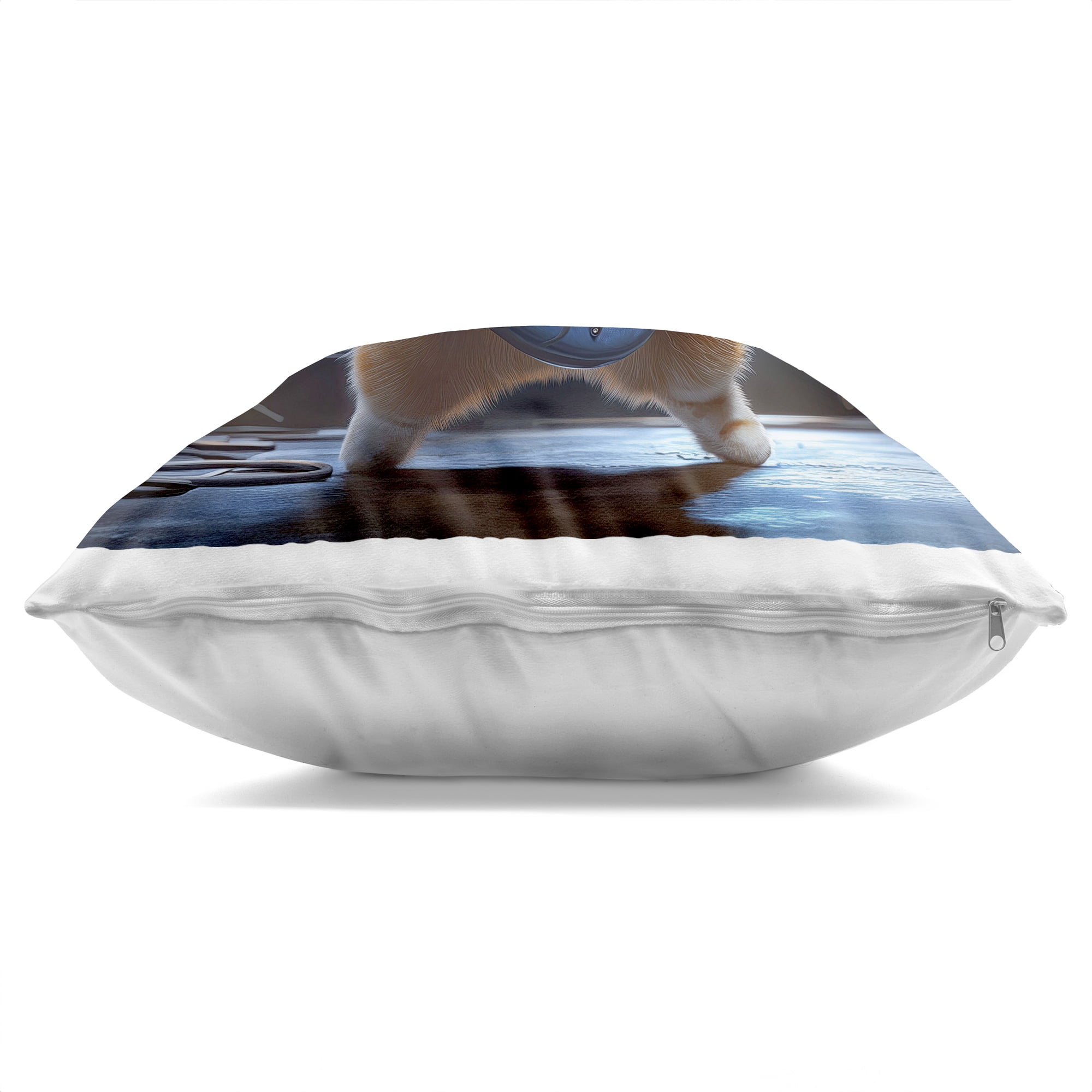 Stupell Industries Cat Guitarist in Band Decorative Printed Throw Pillow, design by Jim Baldwin