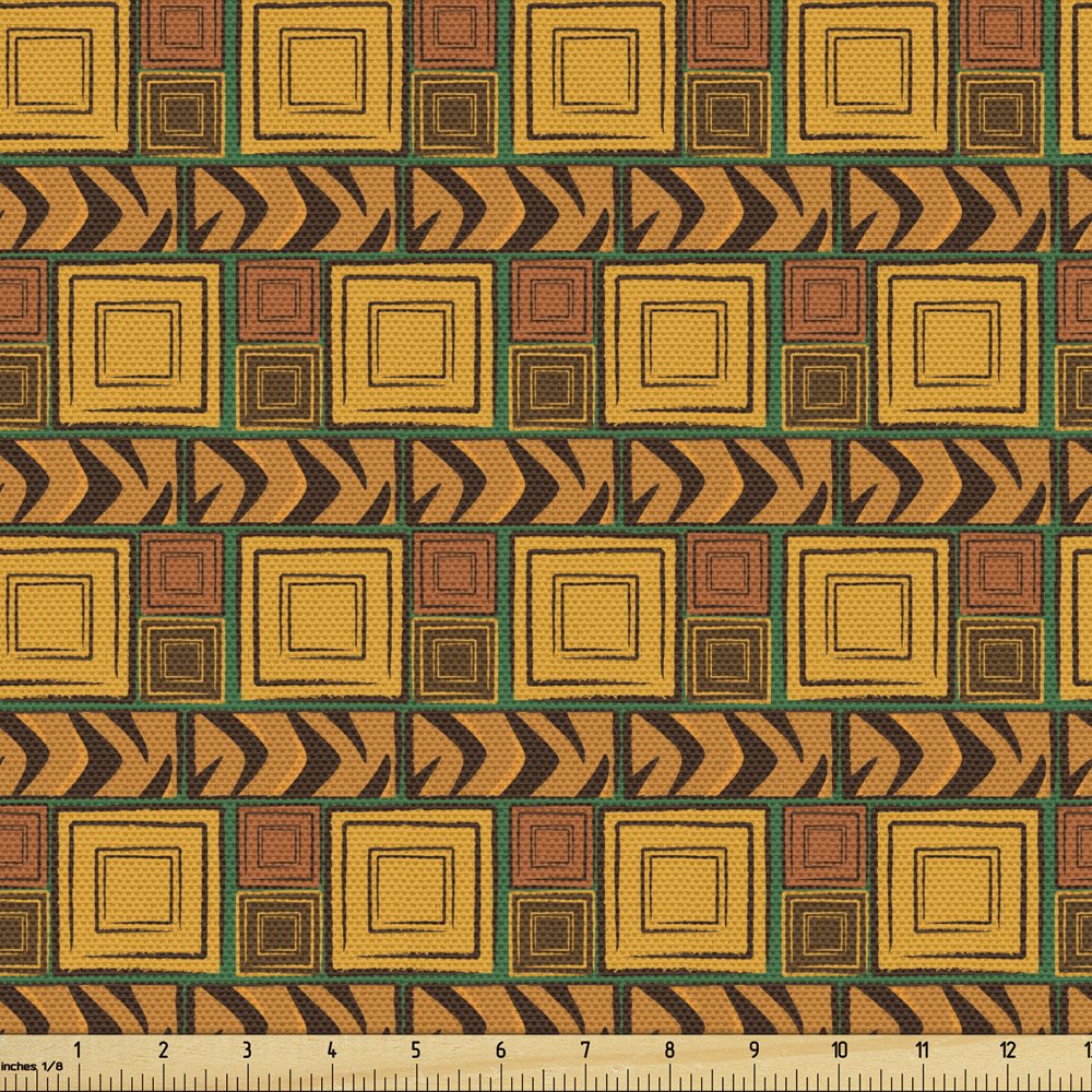 Zambia Sofa Upholstery Fabric by the Yard Kenya Motif Geometrical
