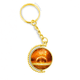 thumbnail image 1 of Patrón oro planeta rojo como la llama ardiente Anillo de oro de metal llavero llavero, 1 of 3