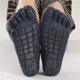 thumbnail image 2 of New Men Winter Thickened Five Fingers Socks Warm Non Slip Grip Fitness Toe Socks Low Calf Slipper Male Floor Socks, 2 of 5