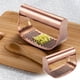 thumbnail image 1 of Fiudx Prensa de Ajo de Acero Inoxidable, Picadora de Ajo Giratoria Sin Esfuerzo, Trituradora de Ajo Que Ahorra Tiempo, Machacador de Ajo Fácil de Limpiar, Preparación de Cocina, Regalo Perfecto para, 1 of 6