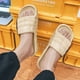 thumbnail image 3 of Chanclas Sonducket para Hombre y Mujer Zapatillas Portátiles Estilo Informal Punta Abierta Beige Tamaño 31-32, 3 of 6