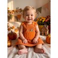 thumbnail image 4 of Miaouyo Toddler Girl Halloween Corduroy Dress with Bow Embroidered Sleeveless Dress, 4 of 9