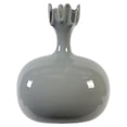 thumbnail image 1 of Benzara BM180945 Modern Ceramic Vase with Designer Top, Gray, 1 of 1