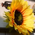 thumbnail image 6 of Sunflower Head Fake Sunflowers Heads Artificial Bouquet Para Mujer Interior Yellow Floral Crafts Boutique Bride 12 Pcs, 6 of 6