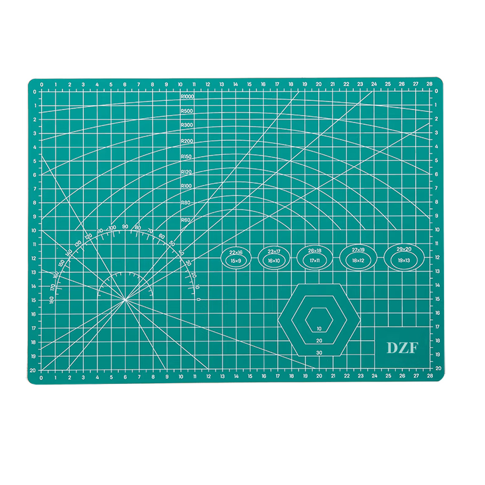 DZF Cutting mats for arts and crafts use, Cutting Mat 17.7 * 11.8inch Mat Precision Healing Rotary Carving Crafts Board Self Sewing Art Pad