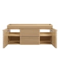 thumbnail image 4 of Pemberly Row 48" MDF and Particleboard Bathroom Vanity Cabinet - Oak, 4 of 8