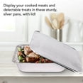 thumbnail image 4 of Chafing Dish Buffet Set Disposable | Buffet Servers and Warmers, Buffet Serving Kit | Includes Chafing Fuel, Wire Racks, Foil Pans Full Size, 9x13 Aluminum Pans Disposable, Serving Utensils| 36 Pieces, 4 of 8
