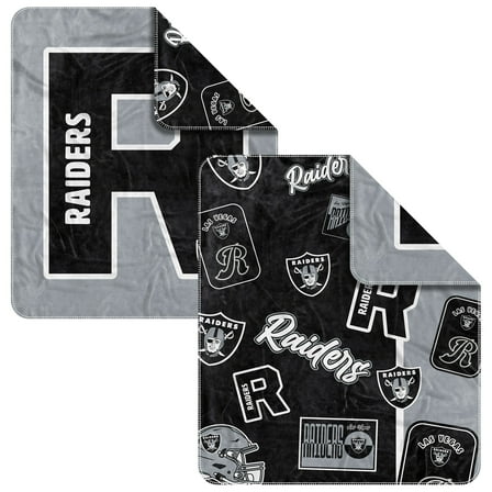 Las Vegas Raiders 50- x 60- Dream Weave Throw Blanket