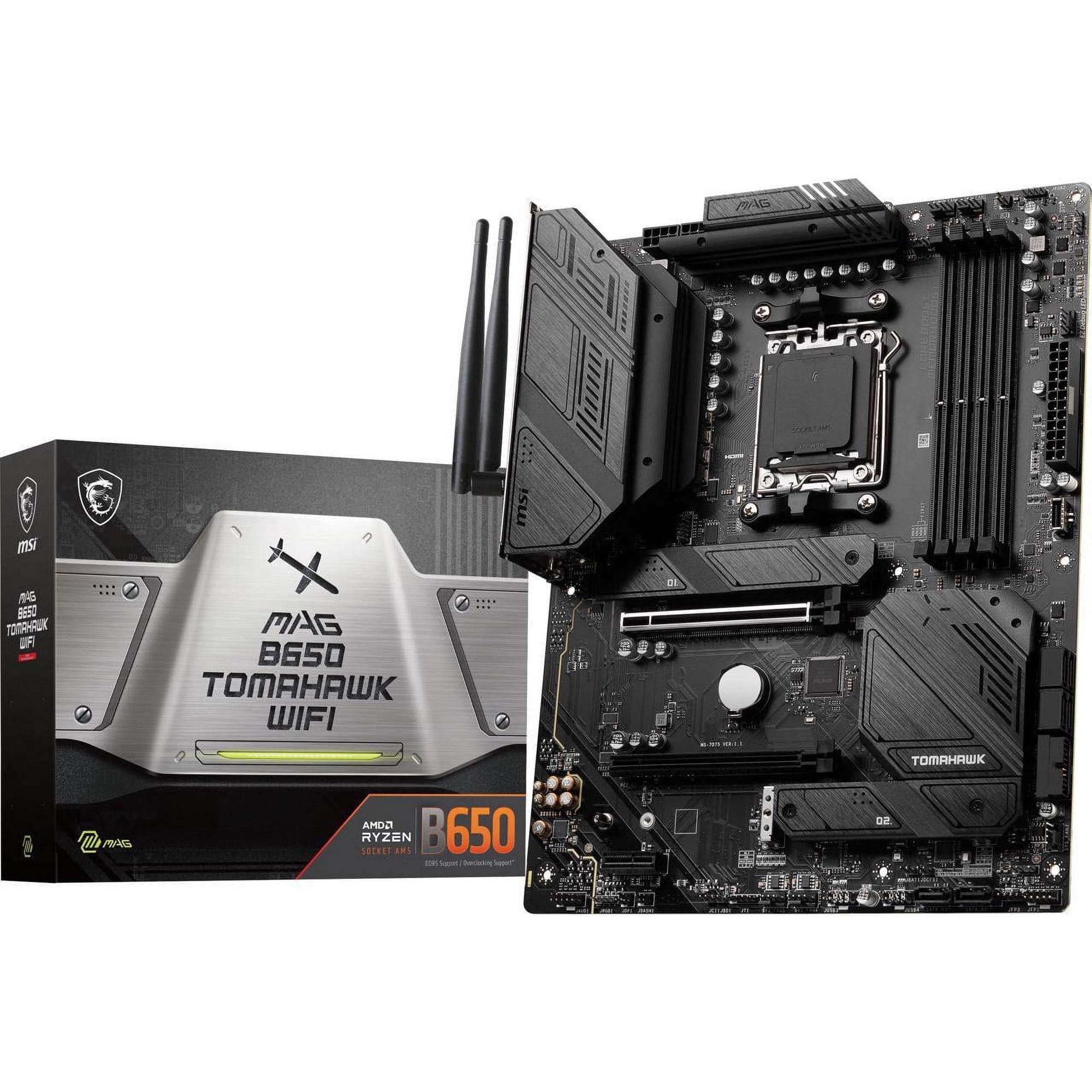 MSI MAG B650 TOMAHAWK WIFI AM5 DDR5 AMD Ryzen 7000 ATX Motherboard