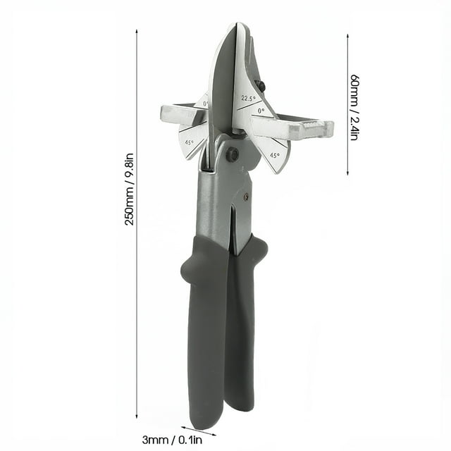 Adjust Angle Trunking Scissors Wire Trim Cutter Hand Tool 45 90 for Woodworking Seal Semi Circular Strips with Comfortable PVC Handle
