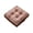 Coffee #0, variant on Velvet Floor Pillow with Handles, Thick 4 Inch Floor Cushion for Adults, 18x18 Inch Soft Seat Mat for Living Room, Yoga, Porch & Outdoor Lounging