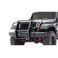 thumbnail image 2 of Black Horse Off Road Grille Guard Black Steel 17Jpwrma Fits select: 2015-2017 JEEP WRANGLER UNLIMITED SPORT, 2018 JEEP WRANGLER UNLIMITED SAHARA, 2 of 5