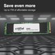 thumbnail image 3 of SSD Crucial E100 480 GB M.2 NVMe PCIe Gen4 4700 MB/s, 3 of 5
