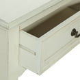 thumbnail image 6 of DecMode 29" x 40" Cream Wood Traditional Console Table, 6 of 10