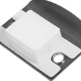 thumbnail image 3 of BESTYASH 4 Sets Oversize Deadbolt Strike Plate Black Stainless Steel Smooth Insertion Home Improvement, 3 of 7