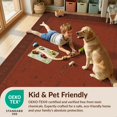 thumbnail image 4 of Design&I 3'x5' Washable Area Rug Rich Terracotta Geometric Elegance Intricate with Classic Borders for Home Office, Hallway, Low Profile & Durable Daily Traffic Ready, 4 of 7