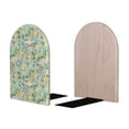 thumbnail image 2 of Lsque Rabbit And Chick Printed Wood Bookends,Non-Skid Bookend for Shelves,Heavy Duty Support Bookends,Non-Slip Foam Pads for Office, Home, and Library,1 Pair, 2 of 8
