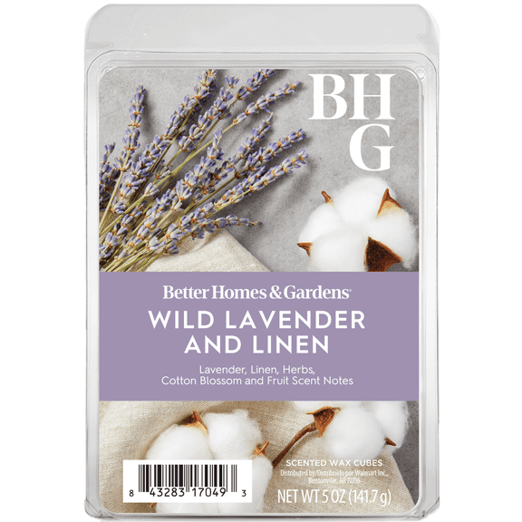 Wild Lavender and Linen Scented Wax Melts, Better Homes & Gardens, 5 oz