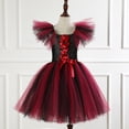 thumbnail image 4 of Disfraz de Maléfica de Disney 2024, vestido de Halloween para niñas, tutú elegante, vestido de bruja negro, vestido de fiesta para niños, cosplay, reina demonio, ropa de bruja, 4 of 5