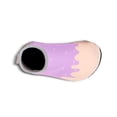 thumbnail image 3 of VeFlora Kids Water Shoes, Girls Cute Ice Cream Print Quick-Dry Swim Shoes, Non- Barefoot Aqua Socks for Beach, Pool, and Outdoor Activities(Purple/3.5-4Yeras), 3 of 6